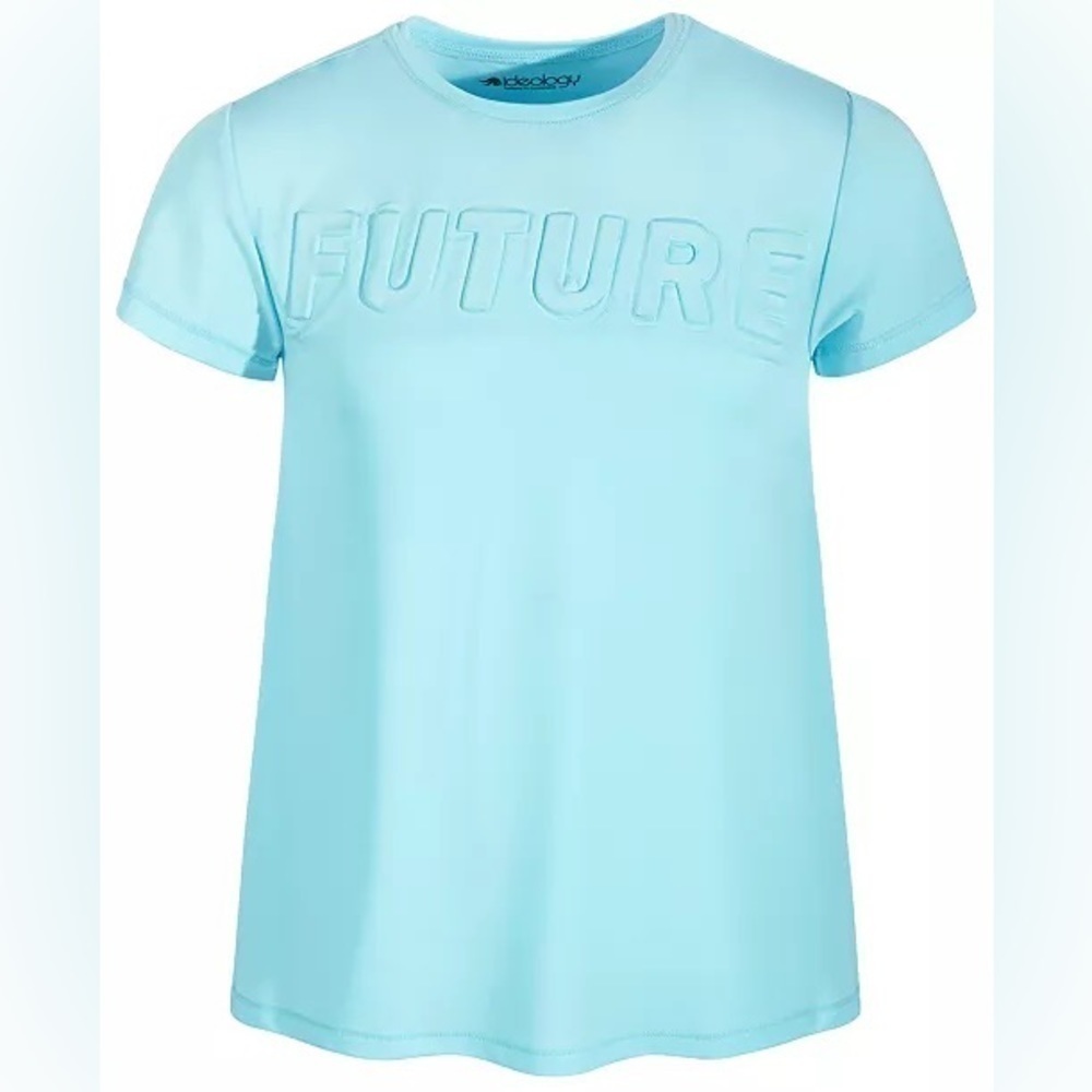 ID IDEOLOGY Big Girls Future T-Shirt, blue top 10/12